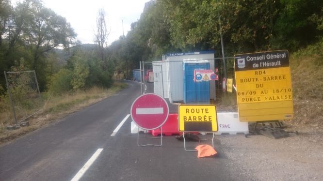 route barree